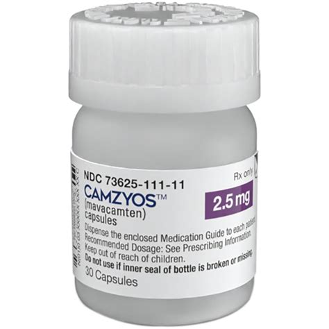 肥厚型心肌病新希望！马瓦卡坦（mavacamten）Camzyos 说明书全解读
